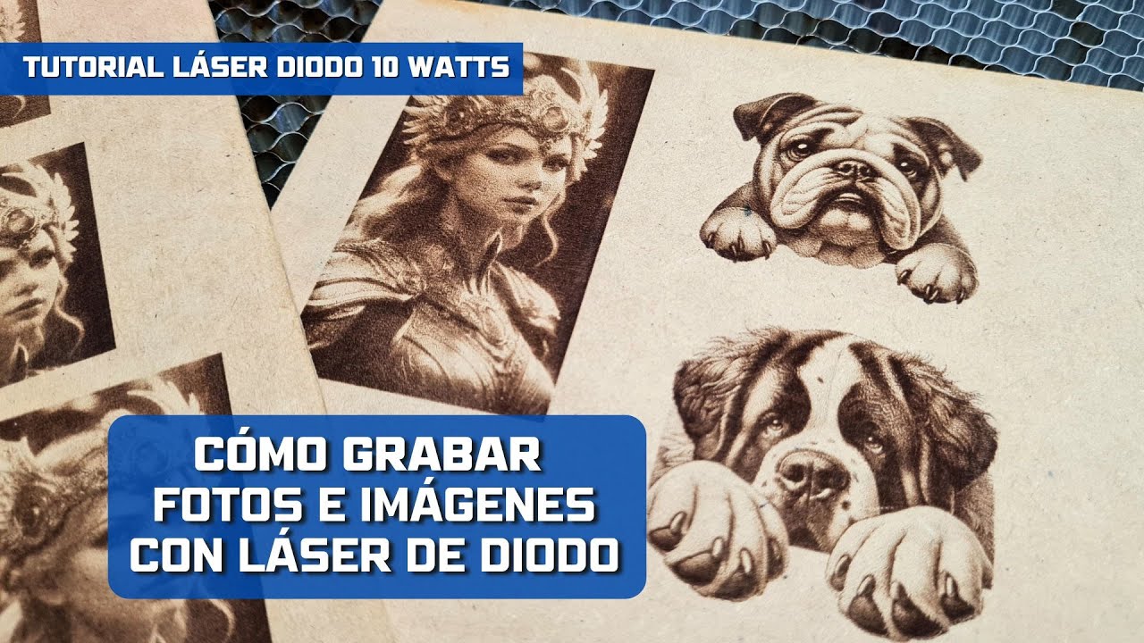 Cómo Grabar Fotos e Imágenes con Láser de Diodo 10 Watts 💥 Mega Guía Paso a Paso