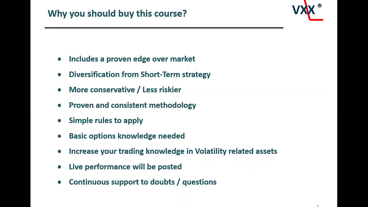 Mid-Term Volatility Investment Strategy (VXX Trading)