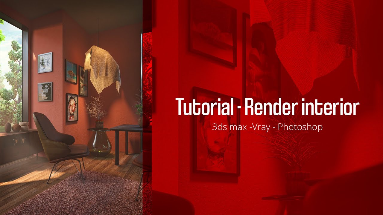 Tutorial - Interior en 3ds max y V-Ray / 001 Iluminación Y Cámara