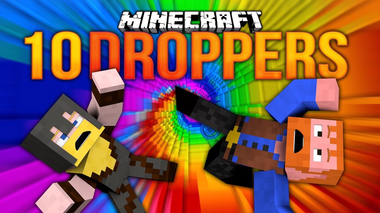 Minecraft: 10 ДРОППЕРОВ (Тупой и ещё тупее)
