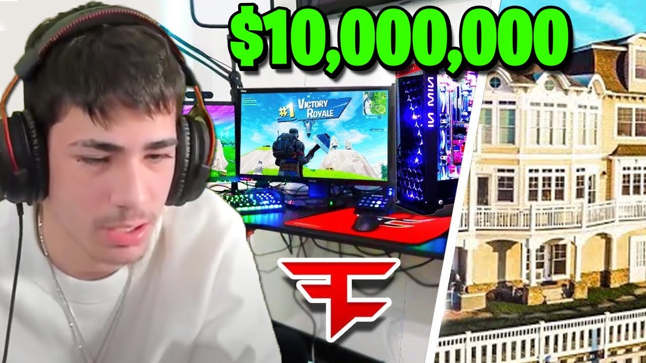 FAZE SWAY: тур по особняку стоимостью $10 000 000 в 2021 году! (Игровая конфигурация Fortnite)