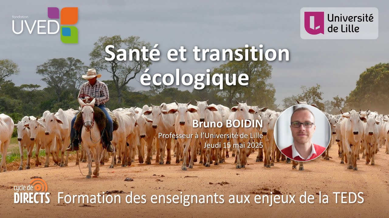 Formation des enseignants du supérieur sur le thème Santé & transition écologique / Bruno Boidin