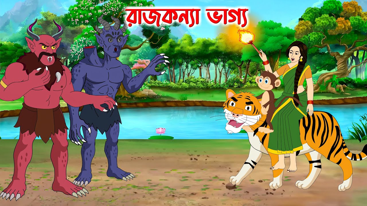 রাজকন্যা ভাগ্য ৮-১৩ পর্ব | Rupkothar Golpo | Bengali Moral Stories Cartoon | Thakumar Jhuli