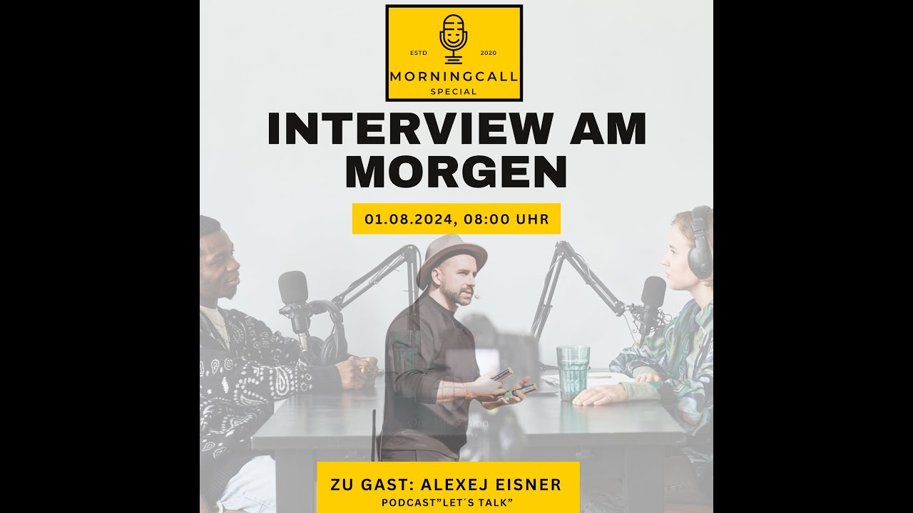 Interview am Morgen: Alexej Eisner &uuml;ber Network Marketing, Erfolg und wahre Anerkennung