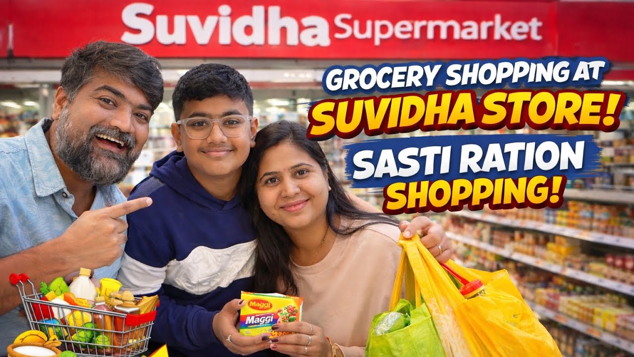 Family Grocery Day Out 😎 | Suvidha Store Sahastradhara Road Dehradun 🛒🔥