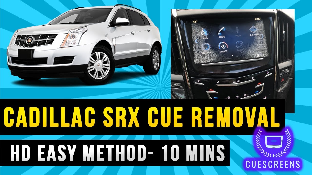 2013-2016 SRX Cadillac CUE Complete Module Radio Removal *Easy Method* 10 mins