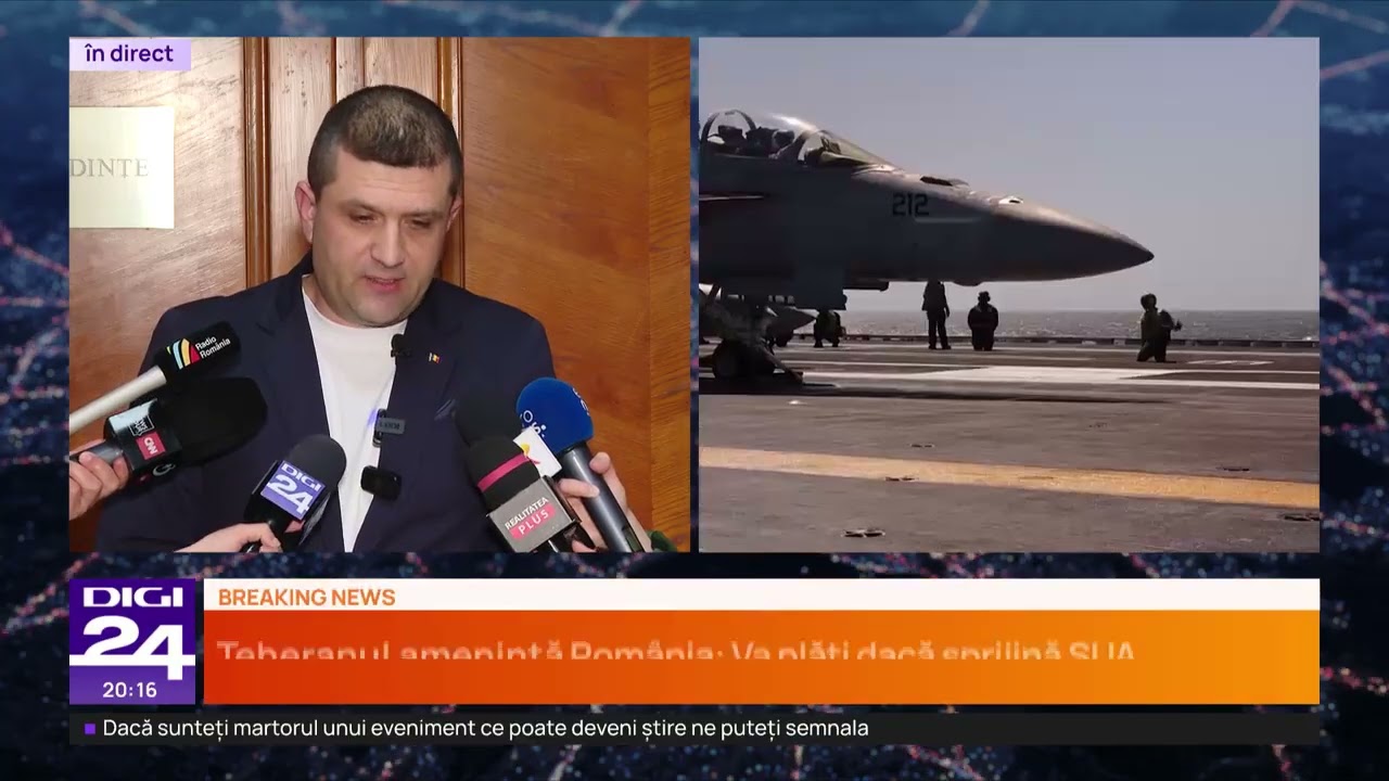 Miruță: Iranul ne amenință cu consecințe politice și juridice, nu militare. Securitatea sporește