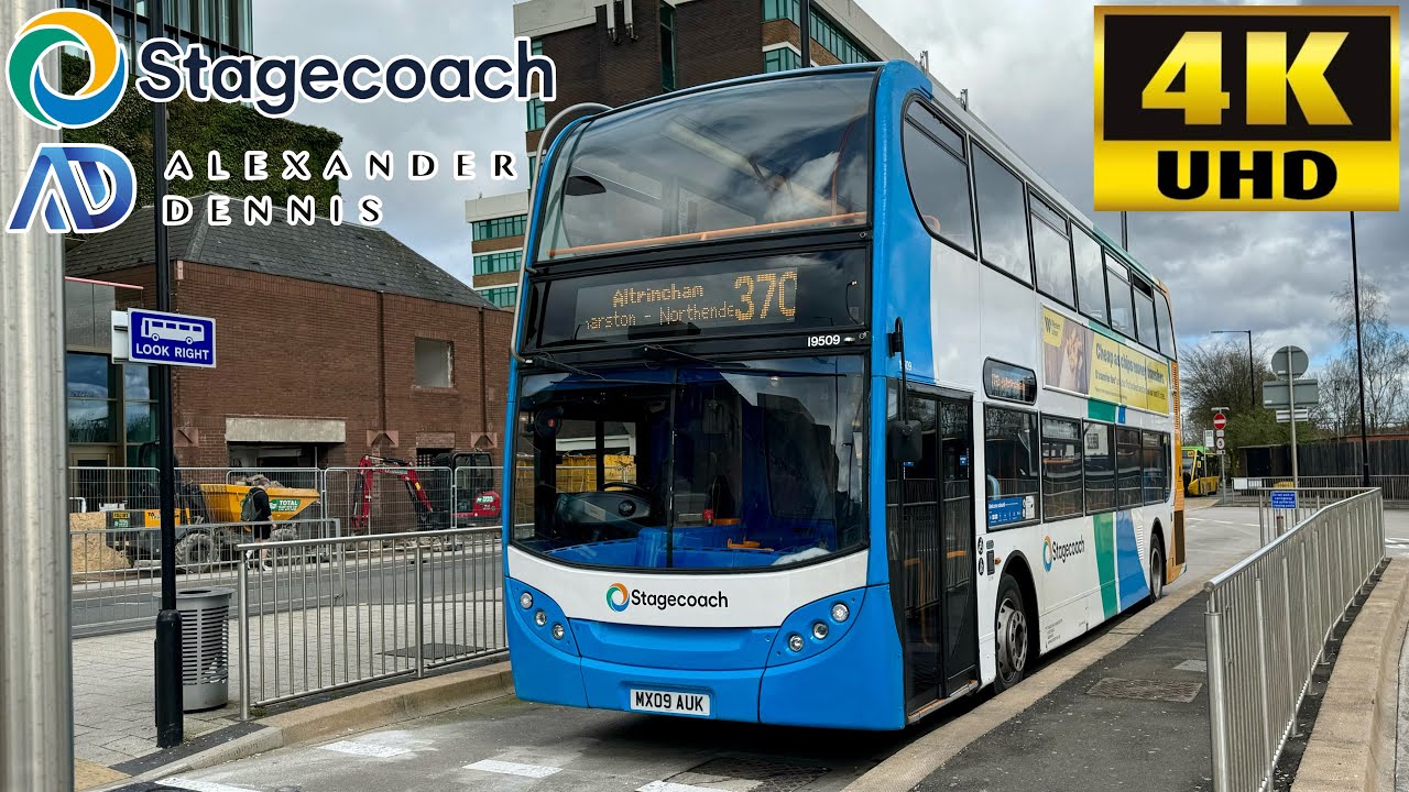 [Stagecoach Manchester: 370 Stockport to Altrincham via Cheadle, Gatley & Sharston] ADL E400 Trident
