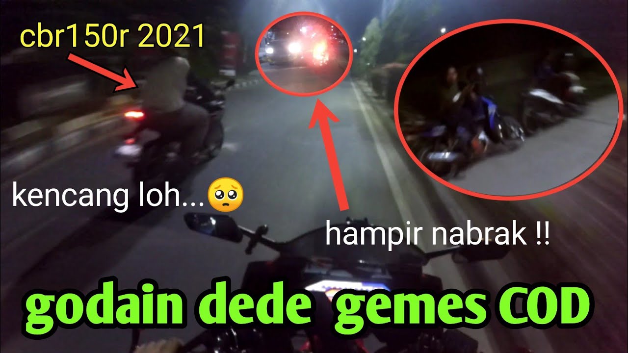 godain dede gemes  | BarBar hampir nabrak