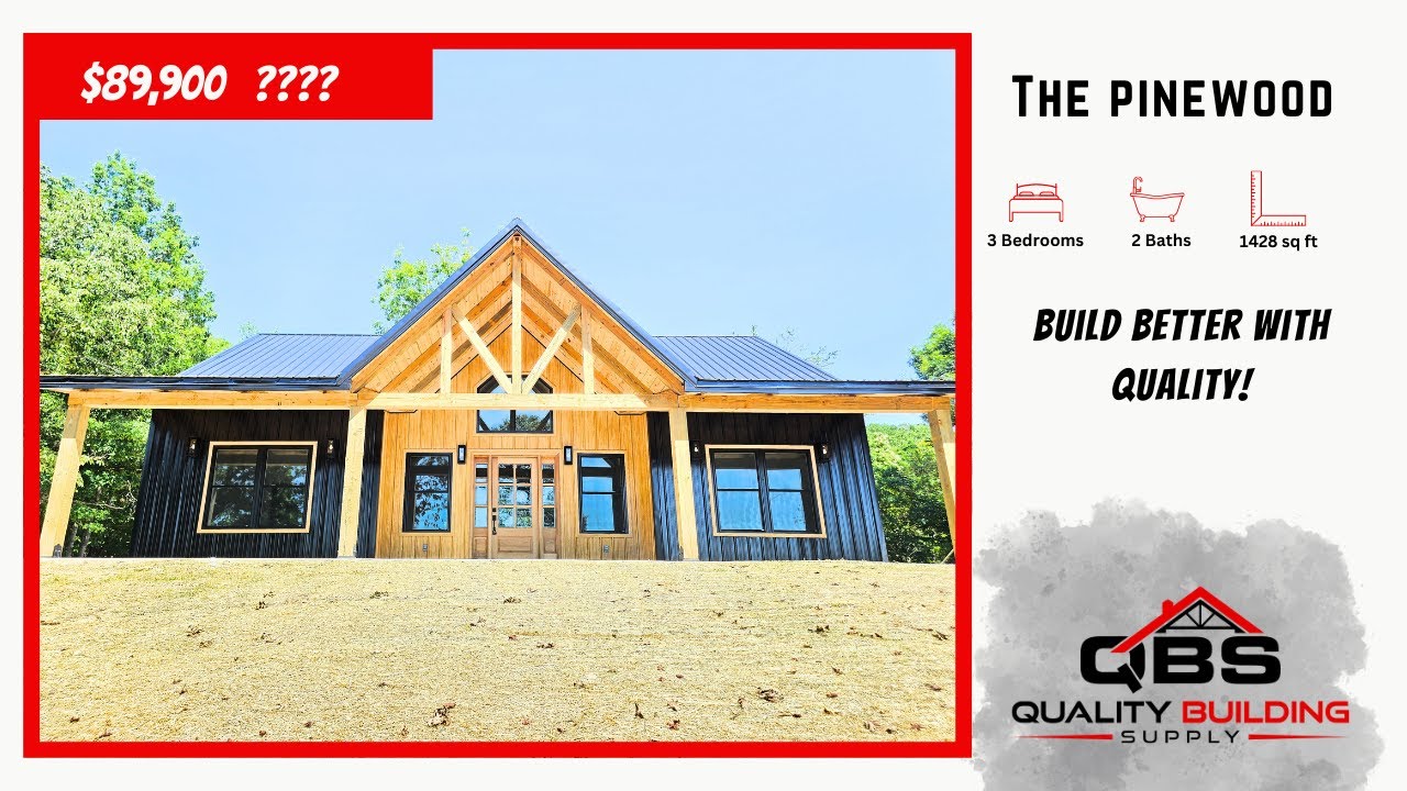 Turnkey Pinewood Home walk through/full turnkey Barndominium build tour and price breakdown!
