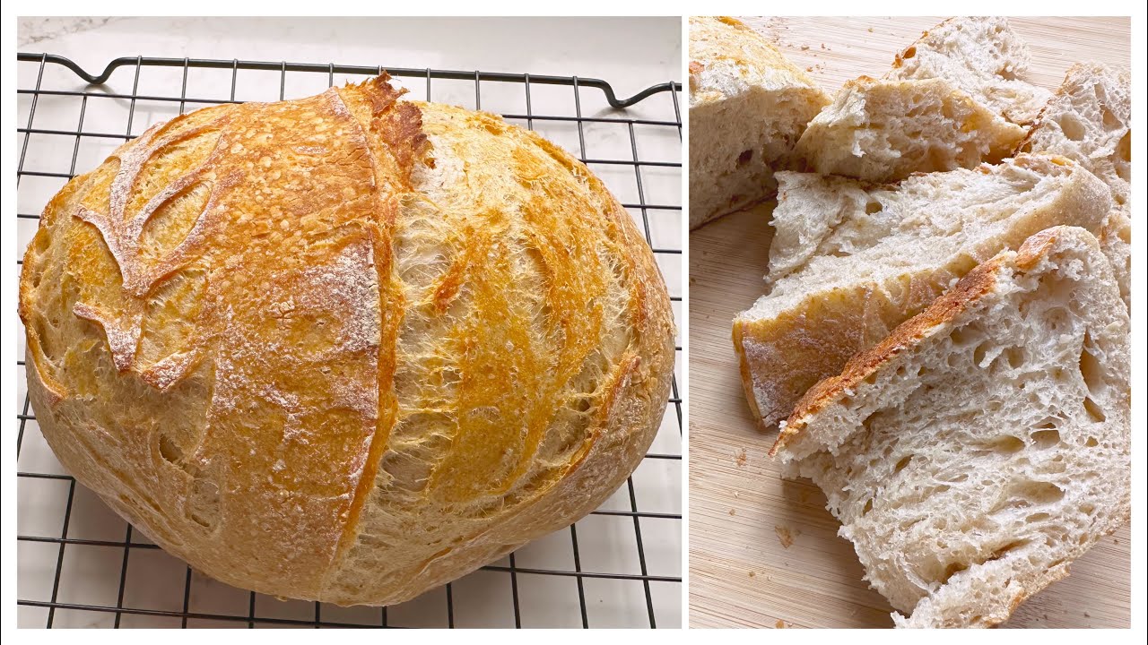 Slow Baking | How I Make a Whole Wheat + All-Purpose Flour Sourdough Loaf | Step-by-Step Guide