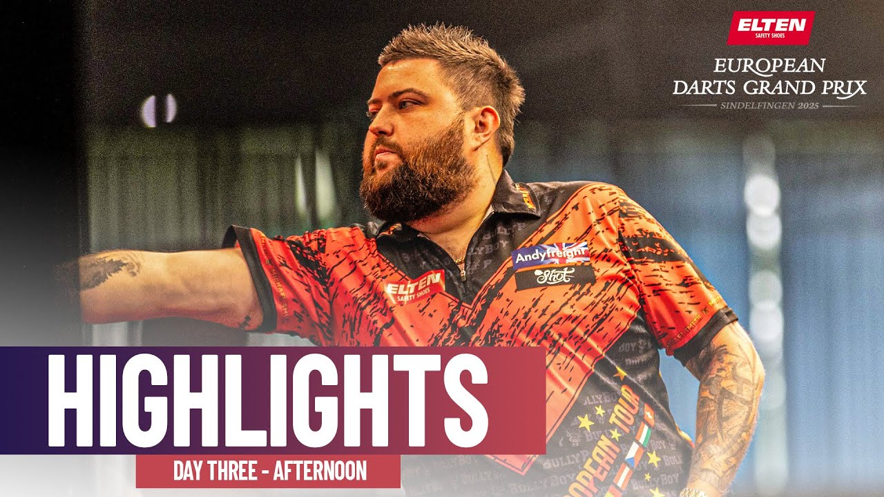 THE FINAL EIGHT! 👀 | Day Three Afternoon Highlights | 2025 European Darts Grand Prix