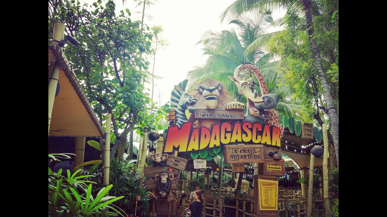 Madagascar : A Crate Adventure at Universal Studios Singapore - Full HD