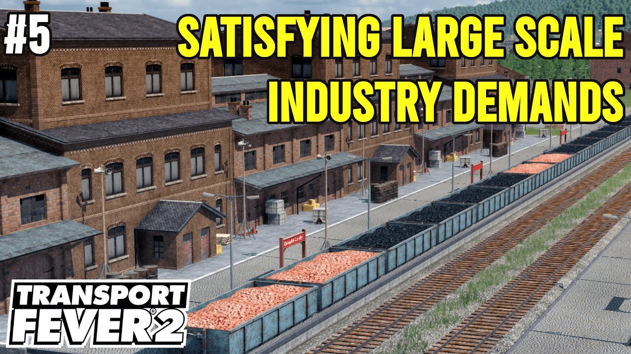 Completing Huge Transport Chain | Beginner Guides | Part 5 | Transport Fever 2 | No Mods