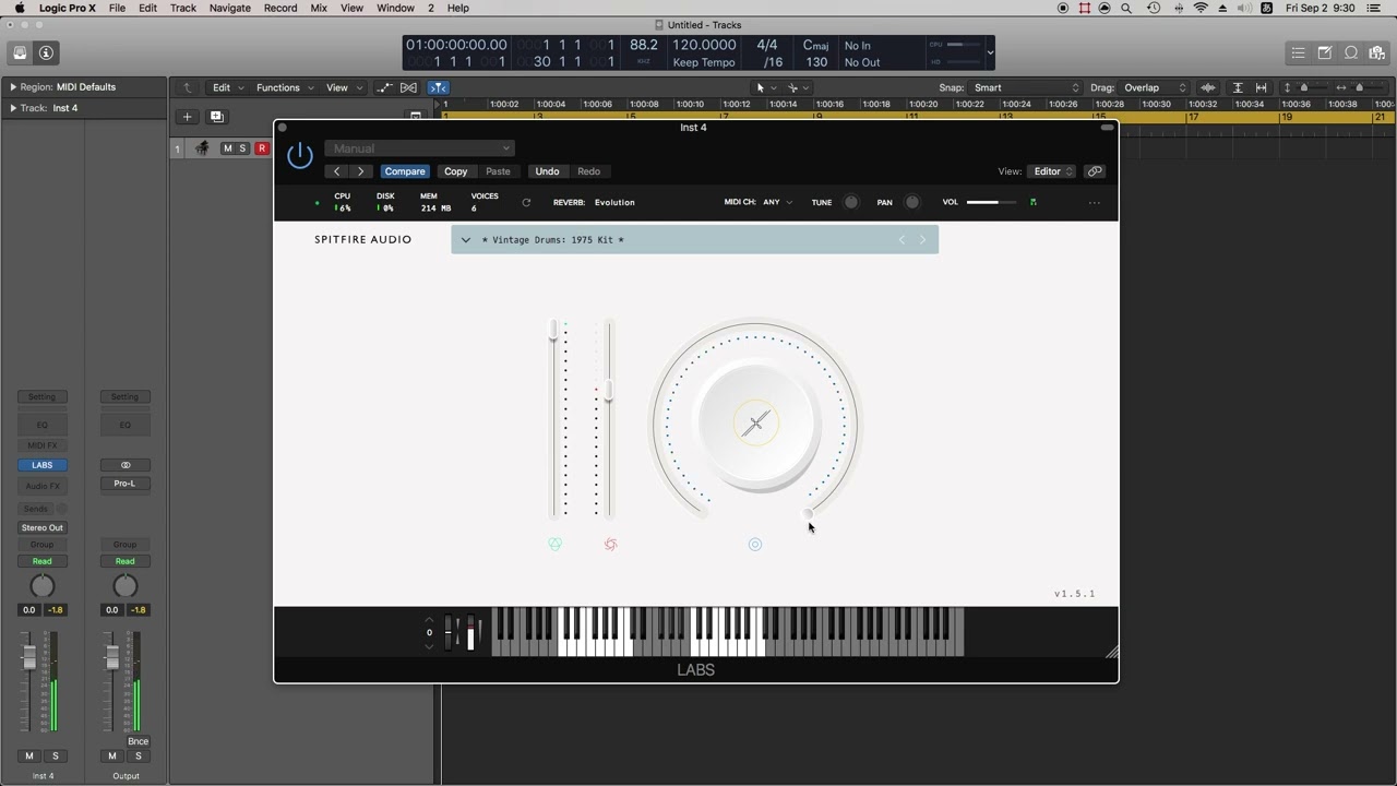 音源 LABS Vintage Drums / SPITFIRE AUDIO