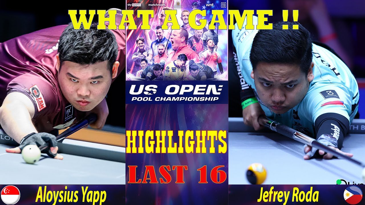 LAST 16 | Aloysius Yapp vs Jefrey Roda | 2025 US OPEN POOL CHAMPIONSHIP