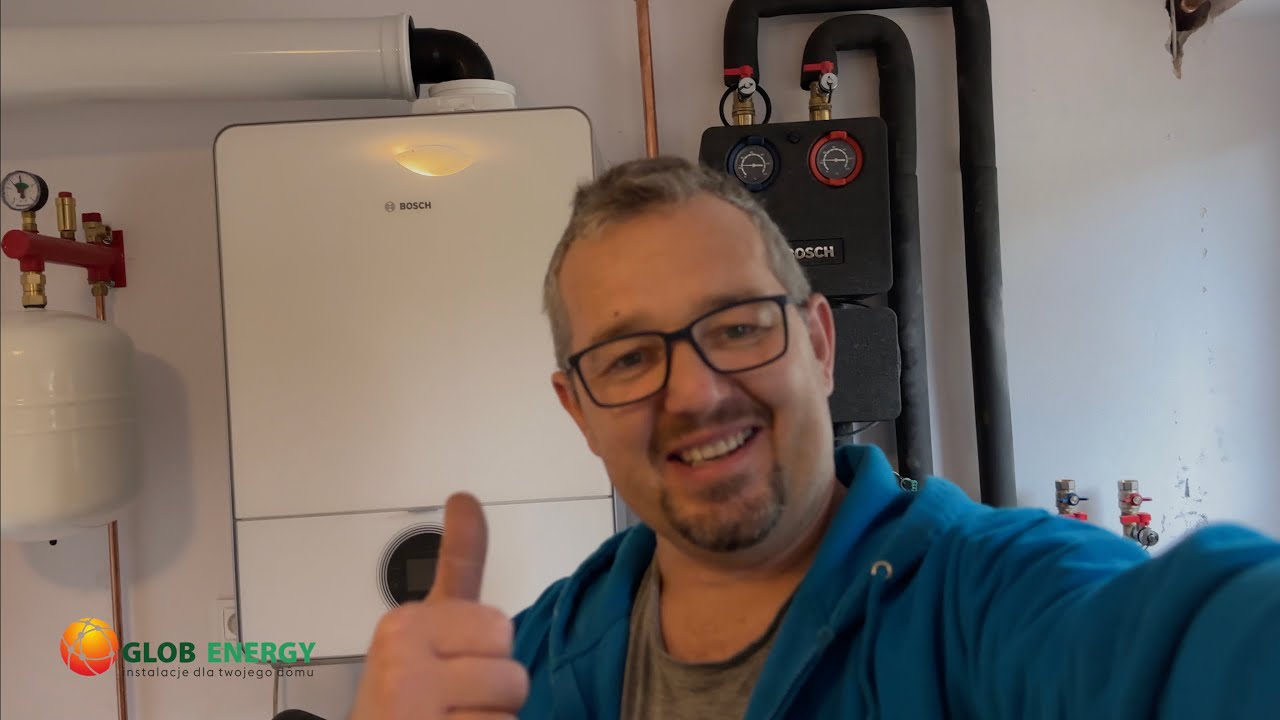 Kocioł Gazowy w układzie ze sprzęgłem hydraulicznym👍￼