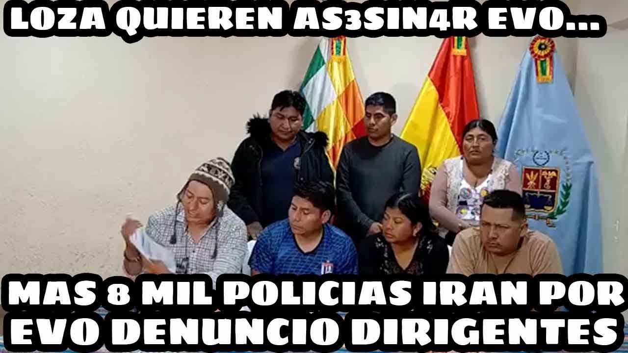 EVO MORALES PODRIA SER DETENIDO EN CUALQUIER MOMENTO HAY PLANES PARA DETENERLO DENUNCIARON .