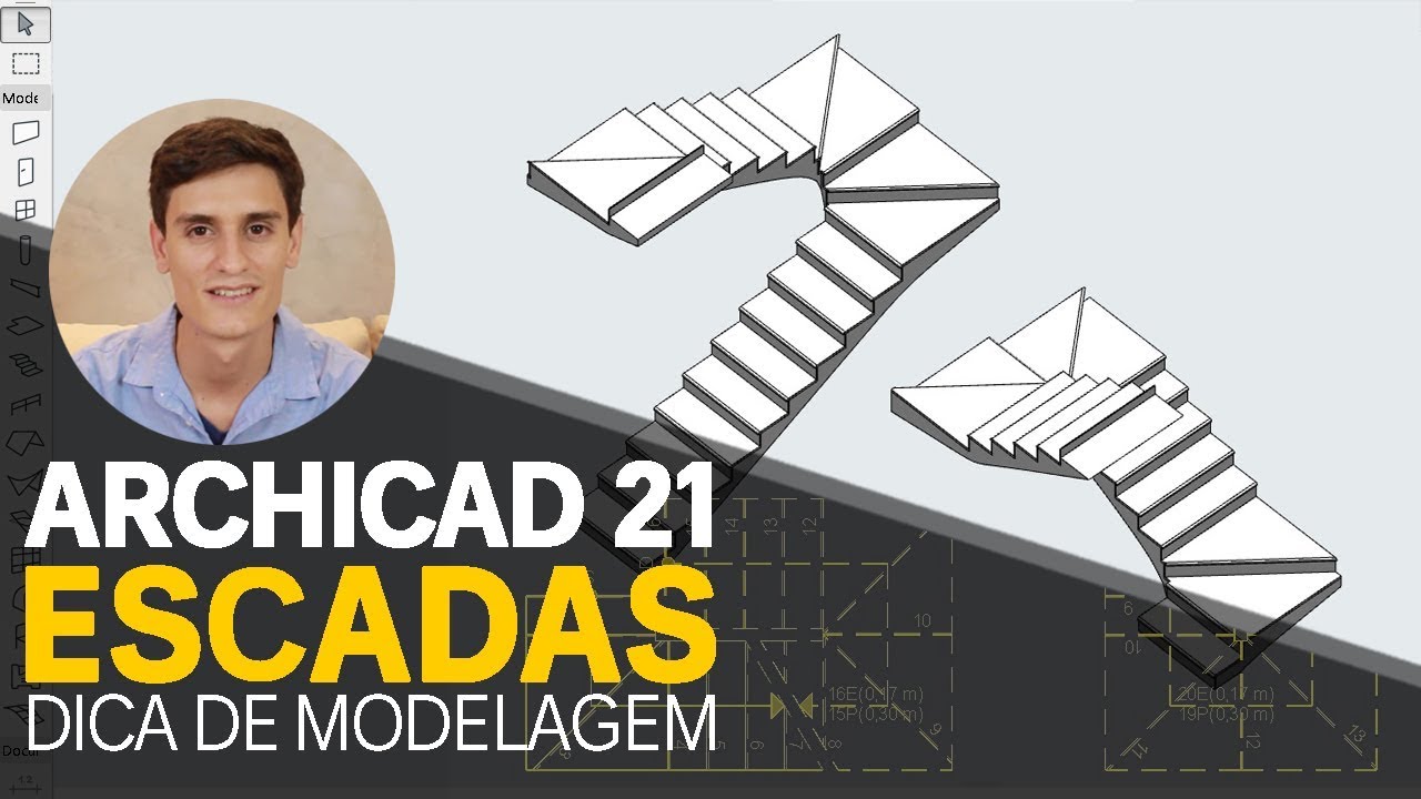 ESCADAS ARCHICAD 21 - DICA DE MODELAGEM DE ESCADAS ARCHICAD 21