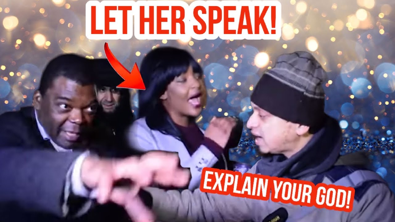 Let her speak! Mansur Vs Christian Lady | Speakers Corner | Ild is Gold | Hyde Park