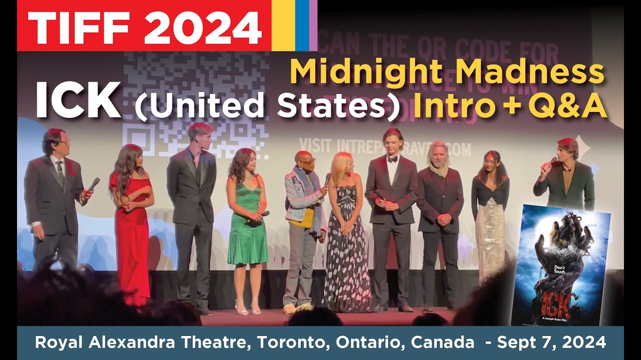 ICK (USA; 2024) TIFF Q&A w/ Joseph Kahn, Brandon Routh, Malina Weissman, Mena Suvari, Jeff Fahey