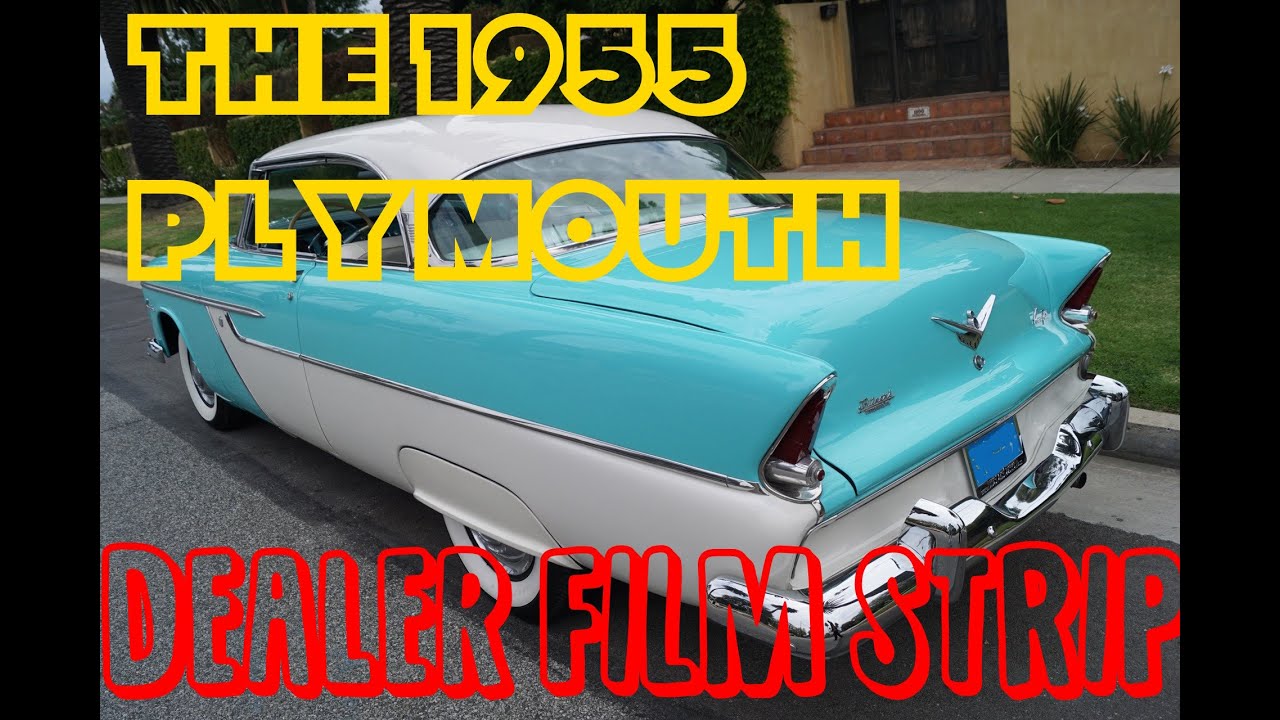 Selling the 1955 Plymouth, Confidential Dealer Film Strip colorized