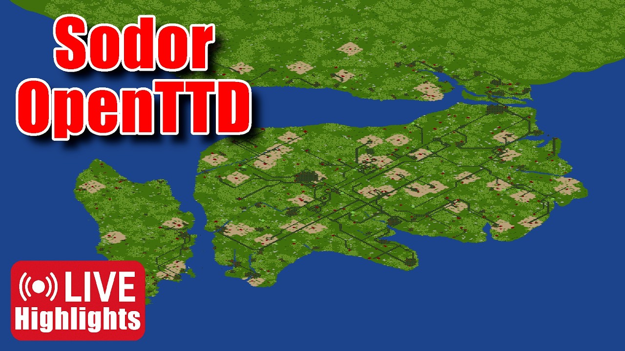 Sodor - OpenTTD Viewers Game #21 Highlights