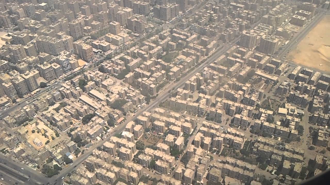 الهبوط في مطار القاهره الدولي Landing-Cairo airport