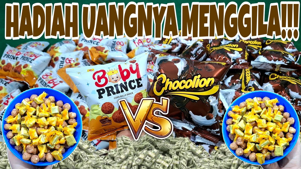 HADIAH UANGNYA MENGGILA!!! UNBOXING CIKI BABY PRINCE VS CHOCOLION BERHADIAH UANG