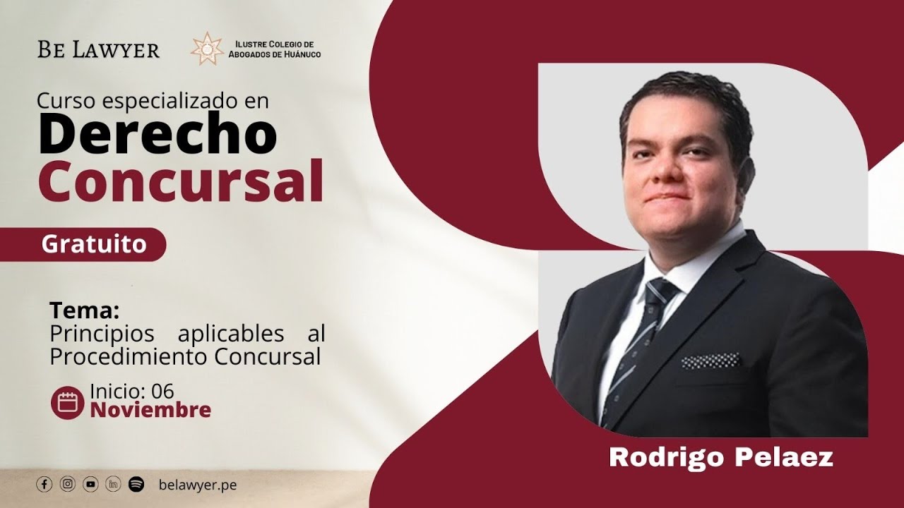 1. Principios Concursales | Be Lawyer