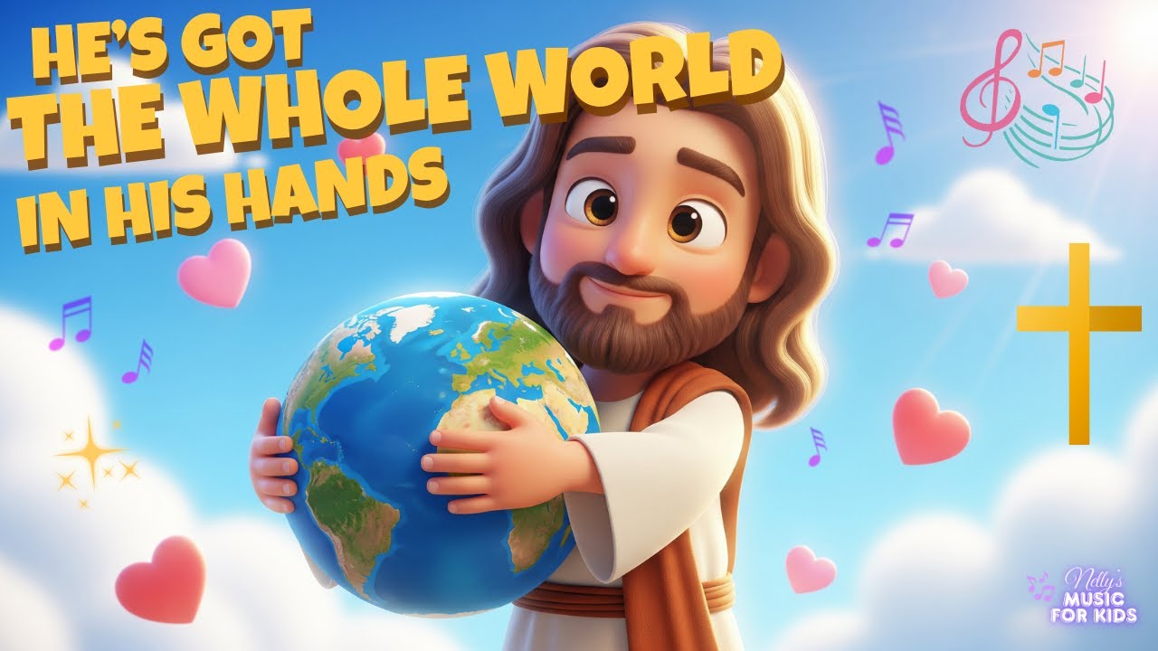 He's Got The Whole World in His Hands | Christian Songs for Kids | Lila & Milo Bible Worship