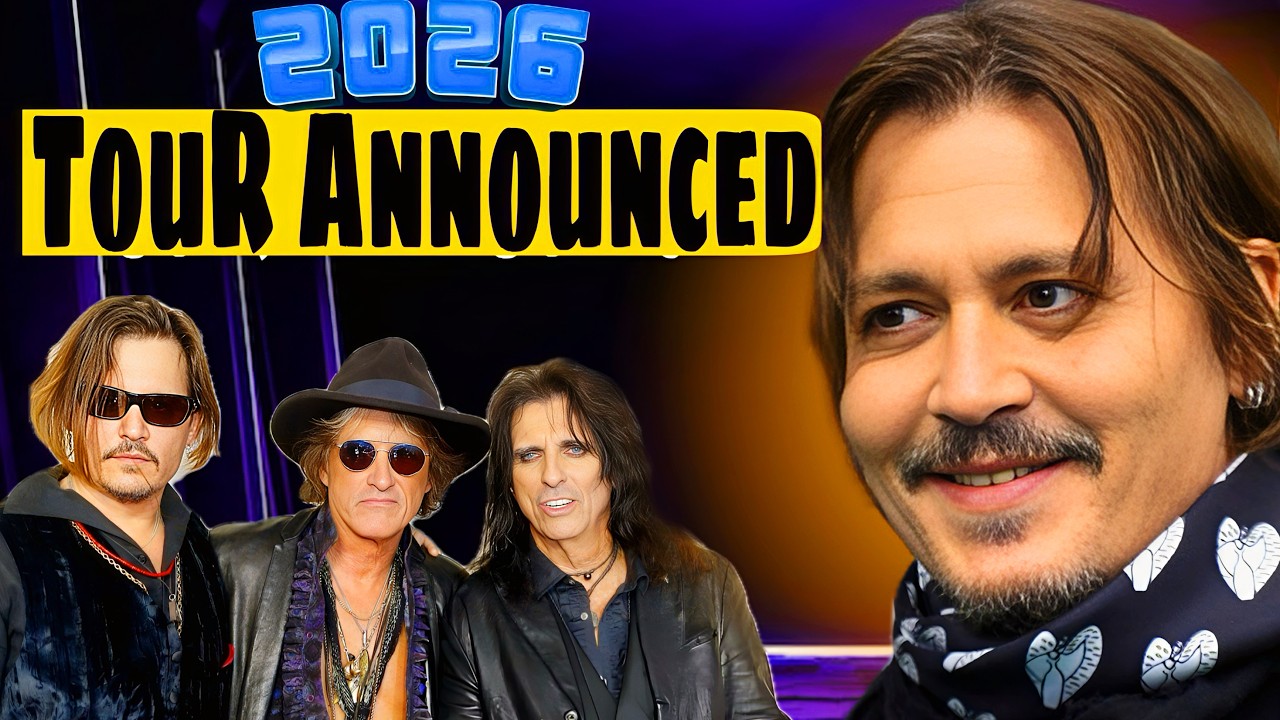 Johnny Depp Is Back on Stage! Hollywood Vampires Announce Explosive 2026 Summer Tour