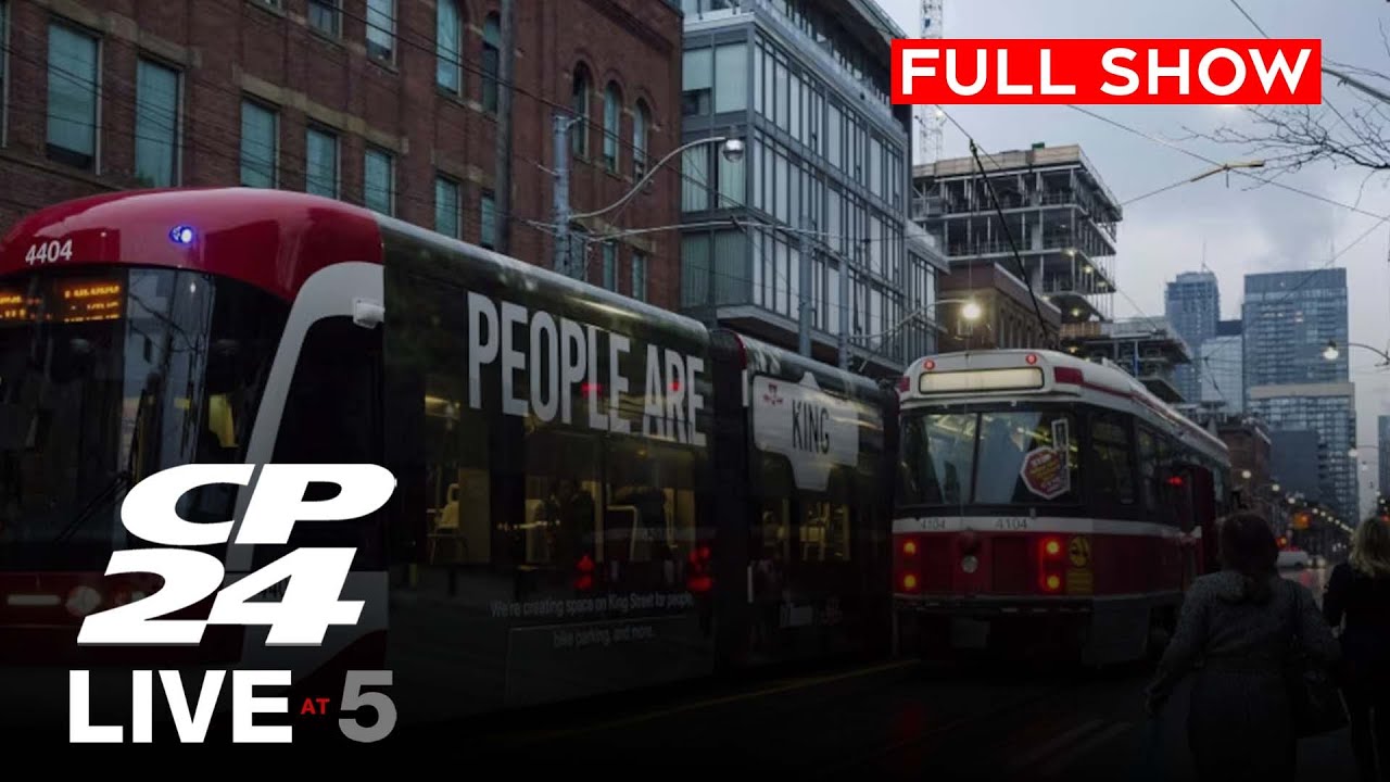 RapidTO lanes begin installation along Bathurst ahead of FIFA | CP24 Live at Five for Nov 5, 2025