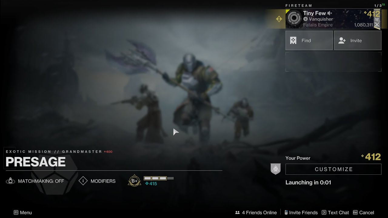 Presage Solo Flawless | Grandmaster Exotic Mission | Cyrtarachne Strand Hunter