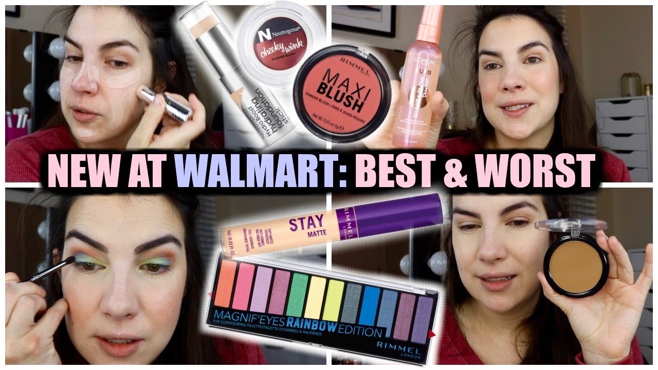 NEW MAKEUP GALORE | Walmart Mega Haul & Try-On