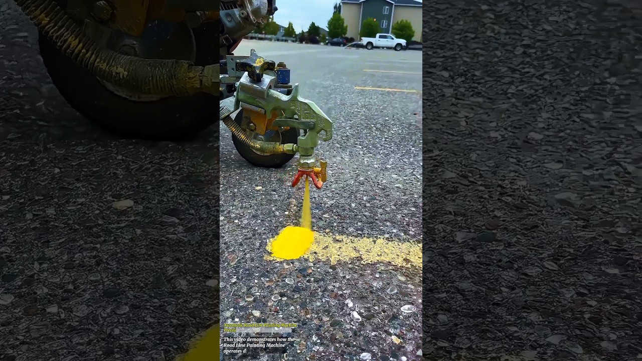 Automatic Road Line Painting Machine | Precision Pavement Marking System
