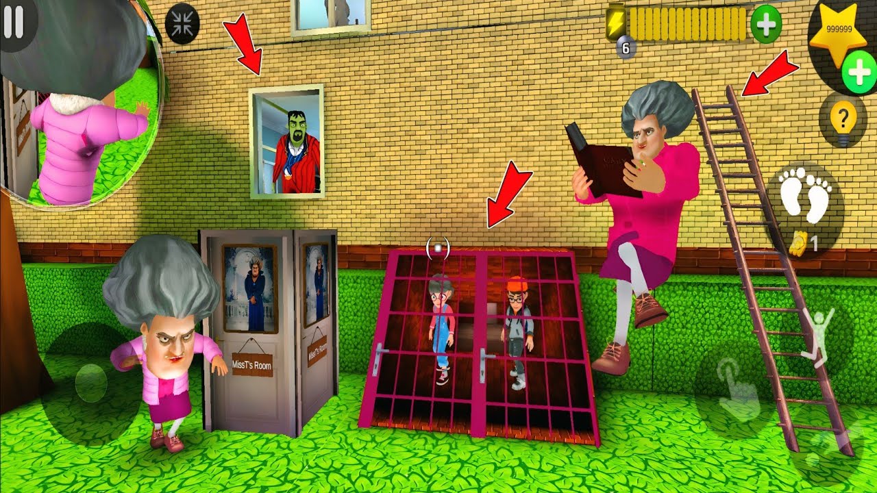 Saving My Friend From Miss T’s Secret Prison! 🔐🔥Scary Teacher 3D