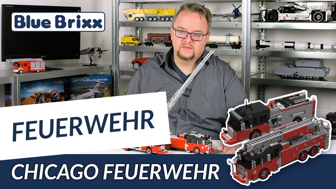 Die ersten US-Feuerwehrfahrzeuge in rot-schwarzem Farbschema von BlueBrixx sind da!