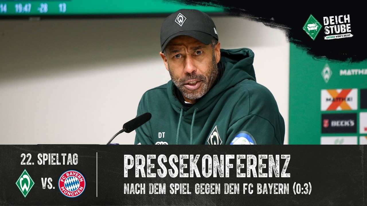 Werder-Trainer Thioune lobt Team nach nächster Pleite gegen den FC Bayern: „Haltung gezeigt“
