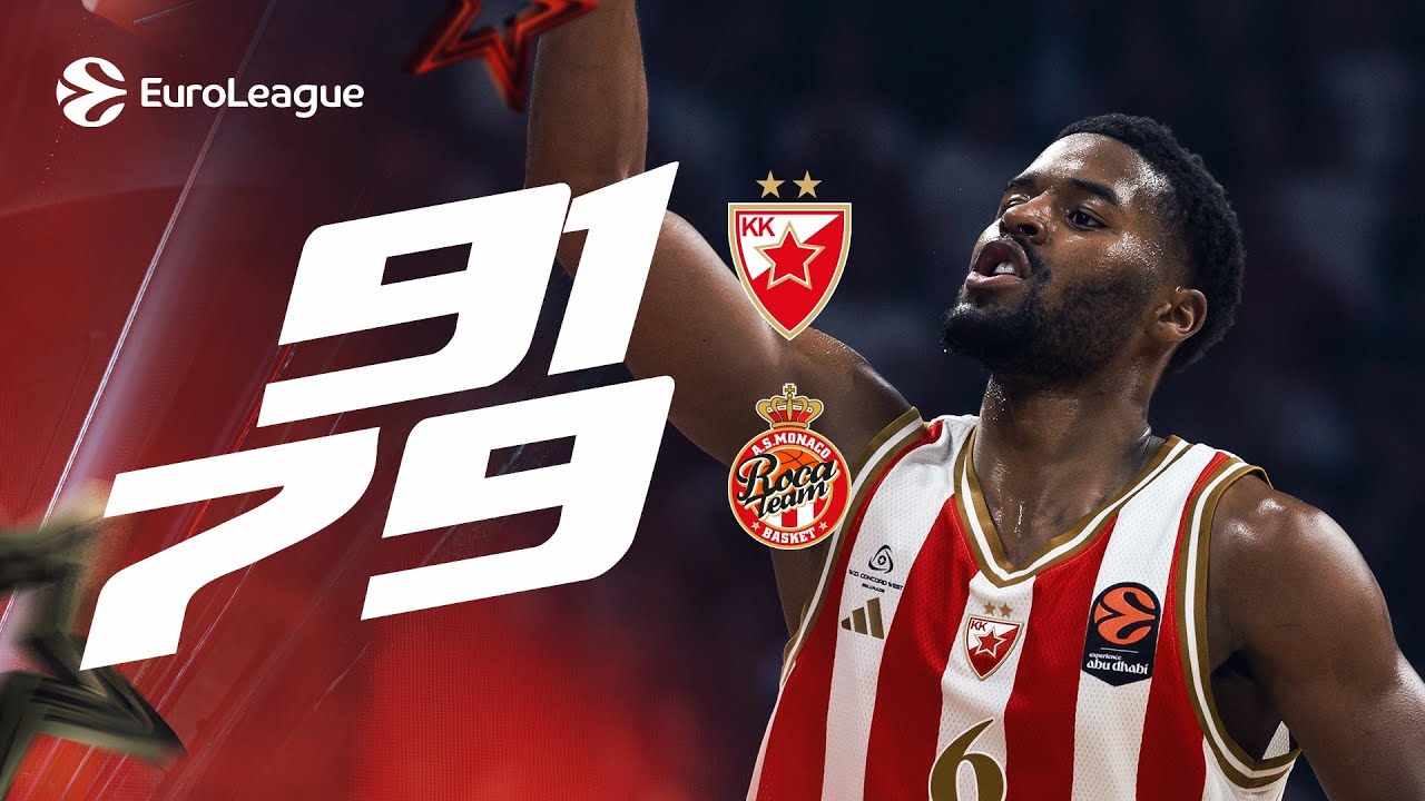 SVI POENI ZVEZDE - KK Crvena zvezda Meridianbet - AS Monaco 91:79 | EL R11