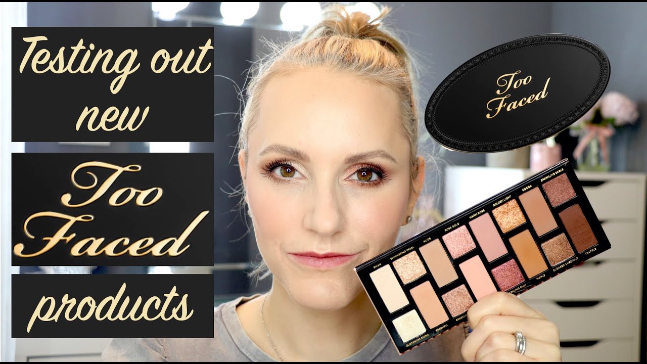 TOO FACED NATURAL NUDES & TURN UP THE LIGHT PALETTE REVIEWS