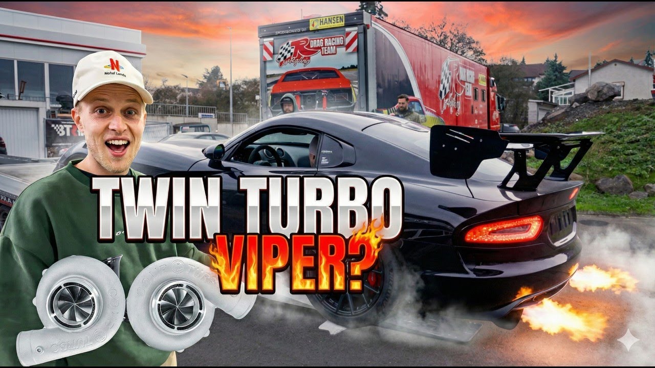 @schaefchen bringt Viper ACR vorbei - TwinTurbo? 🔥 l TR-Carstyling