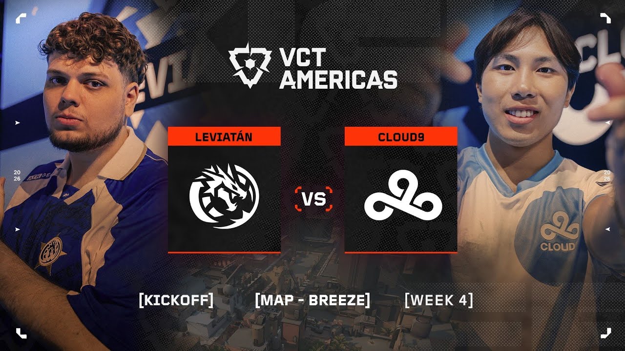 LEV vs. C9 - VCT Americas Kickoff - W4D2 - Map 2