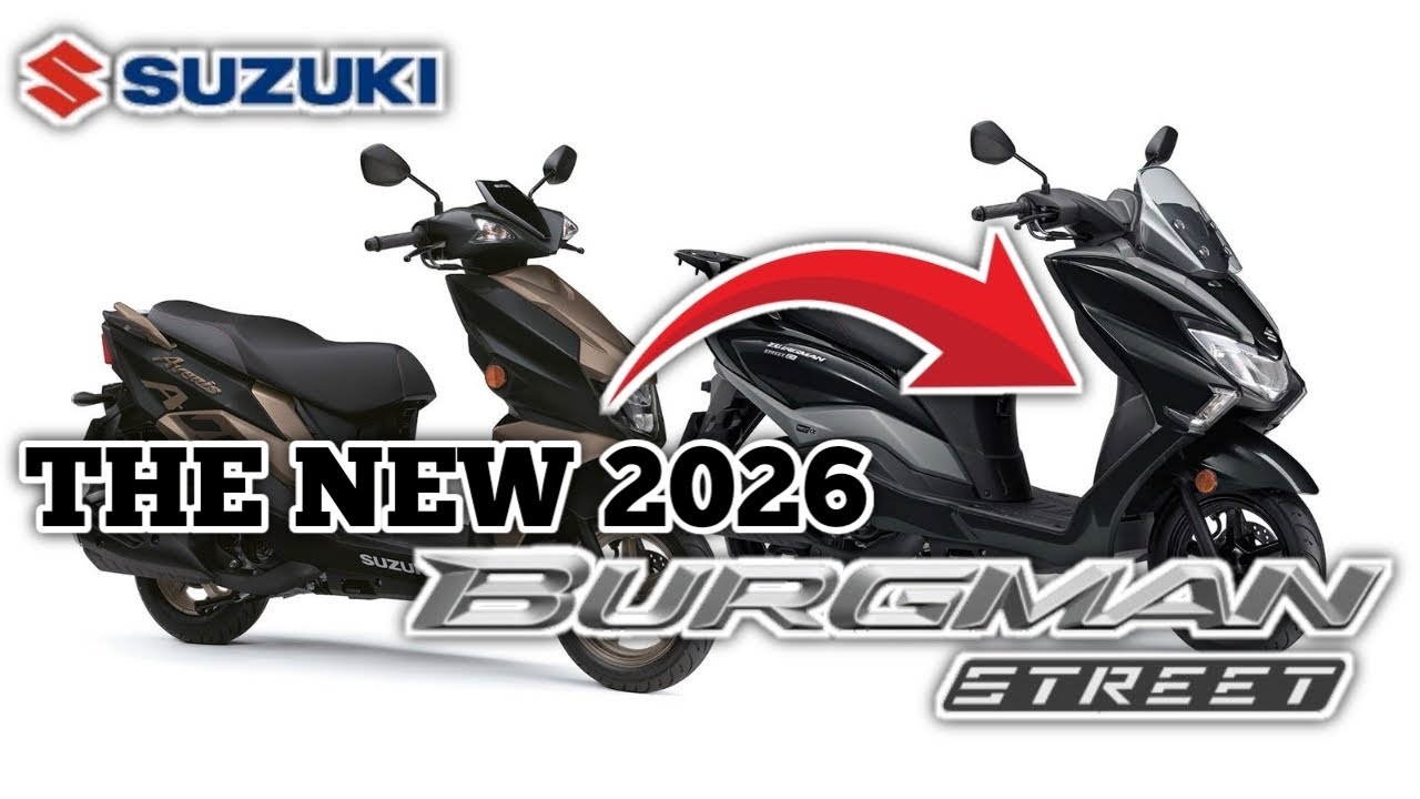 THE NEW 2026 SUZUKI BURGMAN STREET 125 EX