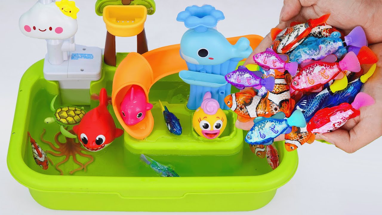 [🐙toy asmr🐙] Zuru Robo Alive Aquarium Playset ASMR Satisfying with Unboxing No Talking | Review Toys