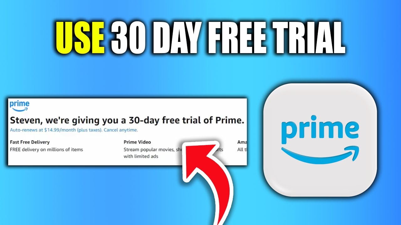 How To Use 30 Days Free Trial On Amazon Prime - New Method