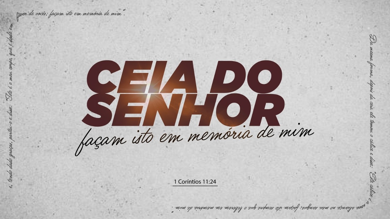 Ceia do Senhor | Manhã - 01/03/2026 | PIBG