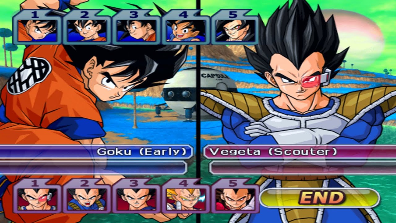 TEAM GOKU VS TEAM VEGETA (COM VS COM) - Dragon Ball Z Budokai Tenkaichi 3