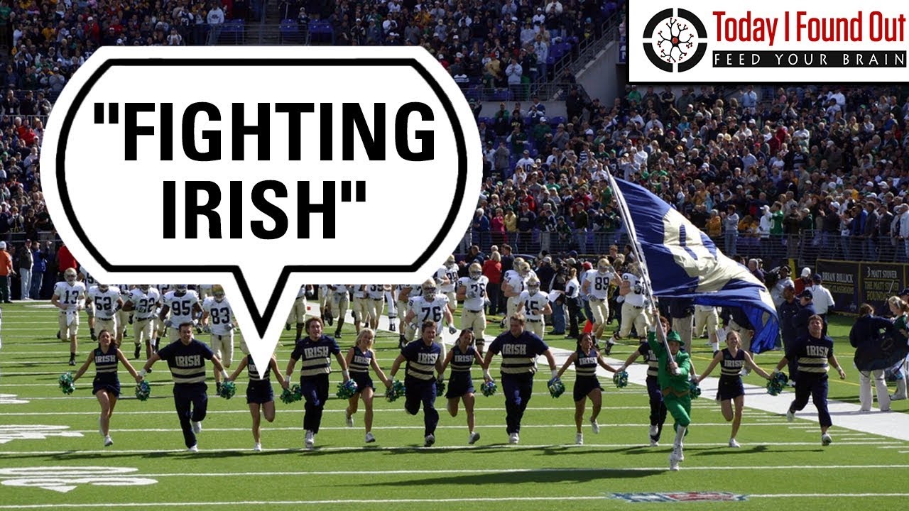 Why the French-Founded Notre Dame School's Athletic Teams are the Fighting Irish