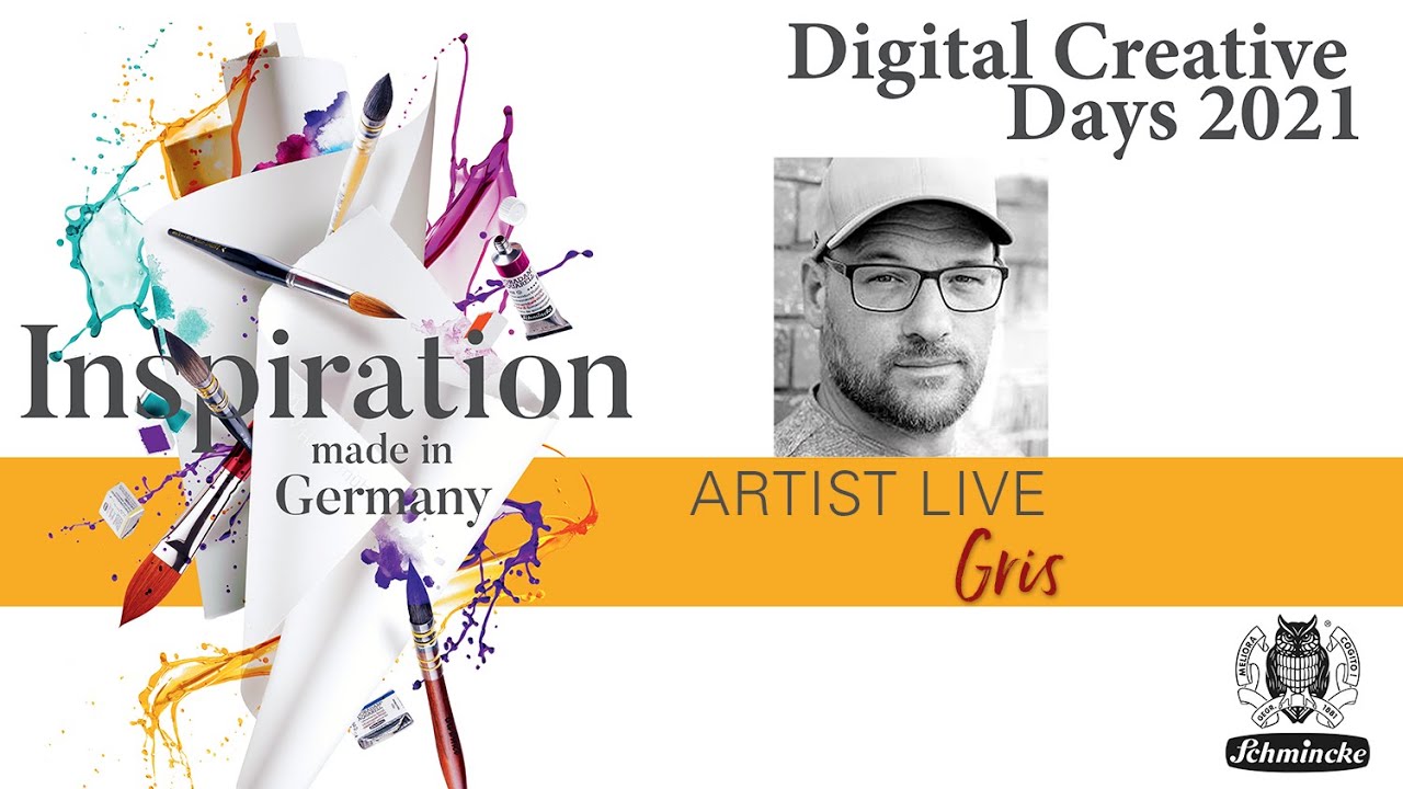 LIVE Demo - Aquarell Malen mit Gris